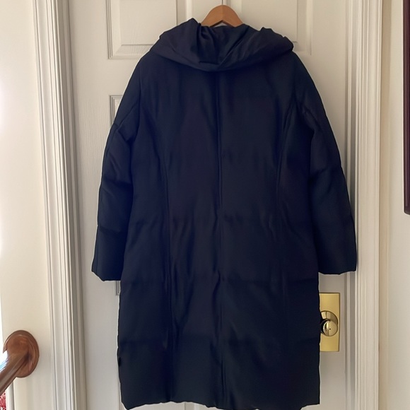 Calvin Klein: Quilted Puffer Down 3/4 Length Coat - Picture 7 of 14